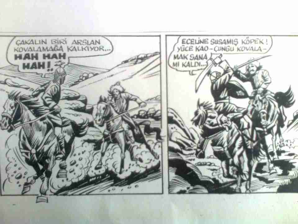 Yıl1976--Ortadoğu Gazetesi--Adsız Bozkurtlar--Yazan ve çizenMustafa Düzleme