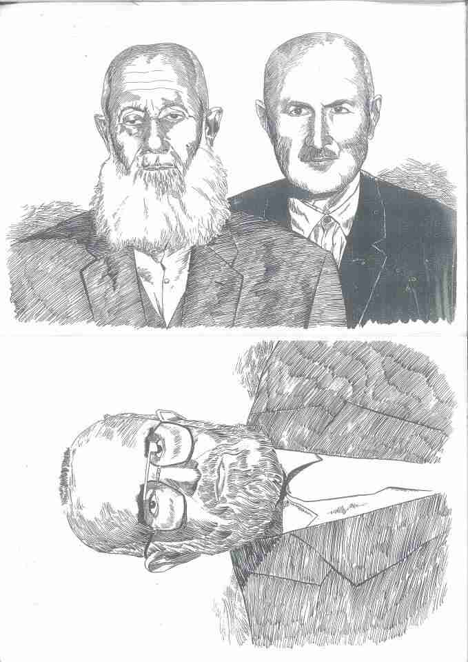Boranlı Mustafa Baba ve büyük oğlu Fahri Şahin...-Ortanca oğullarından Faik Şahin...